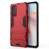 Per Oppo Reno 4 Pro Custodia Luscious Solid Stand Robusto Combo Hybrid Armor Staffa Fondina da impatto Cool Cover per Oppo Reno 4 Pro9017675