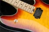 Floyd Rose Sunburst Elektrisk gitarr med Maple Fingerboard, Svart Hård, kan anpassas som din förfrågan