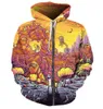 2020 Yeni Moda Unisex Kazak Hoodies Erkek Kadın Backwoods Bal Berry Blunts Tişörtü Harajuku Büyük Boy Fermuar Ceket Giysileri