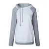 Kvinnor Pocket Patchwork Hoodie 16 Stilar Höst Vinter Sweatshirt Hooded Långärmad Striped Pullovers Tops LJJO7132