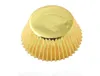 Portacarte in lamina d'oro/argento medio Torta all'olio media Fodera per cupcake Fodere per muffin Carta Pirottini da forno tortiera 3,5 cm SN2226