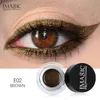 DHL Free Imagic Gel Eyeliner Niet Bloeiende Make-up Palet Matte Waterdichte Blijvende Eye Liner Gel Crème met borstel 120 stks / partij