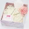 Gift Wrap 3Pcs/set Florist Hat Boxes Square Marble Candy Box Packaging Small For Gifts Christmas Flowers Living Vase1