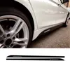 Autocollant de bandes latérales de porte de voiture de style de voiture pour bmw M Performance pour BMW Motorsport autocollants en Fiber de carbone noir décoration extérieure 3D 5D