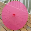 Chinese Gekleurde Paraplu Wit Roze Parasols China Traditionele Dans Kleur Parasol Japanse Zijde Bruiloft Props