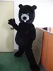 Halloween svart björn maskot kostym tecknad djur anime tema karaktär jul karneval fest fancy kostymer