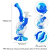 New colorful ball shape water pipe glass dab rig bong Herb silicone Water Pipes hookah Shisha