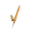 Bamboo Drinking Straw Set Reusable Straw + Sisal Hemp Cleaning Brush + Tube Set Travelling Bamboo Straw Set