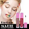 Lip Gloss Liquid Lipstick Lip Makeup Waterdicht Lange Luster 3 Color Hele Cosmetics Lipstick Kiss Proof Lasting1709421