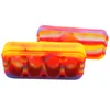 5 pezzi 75 ml rettangolo 4 pozzetti contenitore in silicone di colori assortiti per Dabs Contenitori in silicone a forma rotonda Vasetti in silicone per cera Dab co5476305