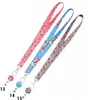 Novelty Women Neck Strap Lanyard Retractable Card ID Badge Reel Telefon DIY Hang Rope Key Ring Badge Holder