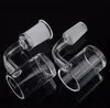 New 5mm Thick Bottom Quartz Banger Nail with cyclone Spinning Carb Cap & Terp Pearl 10mm 14mm 18mm Female Male For Glass Bongs