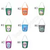 Cesta de Halloween Abóbora de masquerade festa não-tecida saco de pano crânio impressão saco de armazenamento kids cesta de doces Bolsa Zza1100