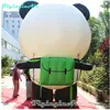 Attractive Inflatable Panda 4m Height Blow Up Cute Panda With Bag For Store Decoration