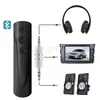 Receptor Bluetooth inalámbrico Jack de 3,5 mm Adaptador de audio y música Bluetooth Auto Aux A2DP con micrófono fpr teléfono