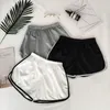 2019 frauen Sommer Neue Produkt Elastische Taille Lose Breite Bein Einfarbig Passenden Casual Sport Shorts Dünne Heiße Hosen flut