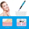 Wiederaufladbare MicroNeedle Dr Derma Pen Wireless A1-W mit 12 Stück 12-Pin-Nadelkartusche Anti-Aging-Faltenentfernung Hautpflege-Lifting