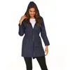 Waterproof And Light Raincoat Hooded Outdoor Coat Windbreaker Mountaineering Women's Jacket 2352