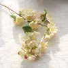 Konstgjord Plommon Blossom Silk Konstgjorda Körsbärsblommor Bröllopsfest Hem Dekorativ Plommon Blossom Fake Plum Branch