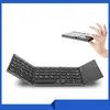 2020 Universal Tri-Folding Tablet Mobiltelefon Dator med TouchPad Wireless Bluetooth Folding Mini Keyboard DHL Gratis