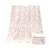 110*140 cm Coperte per bambini in cotone asciugamano neonato a stampa morbida bagno baglio