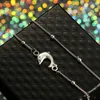 Dolphin Ankle Silver Beads Anklets Bohemian Dolphin Charm Anklets Elegant Layered Bead Chain Bracelets Foot Jewelry Sandals Gift