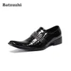 Batzuzhi Fashion Formal Schuhe Männer Spitz Echtem Leder Kleid Schuhe Männer Oxfords Schwarz Business Schuhe Männlichen Zapatos Hombre