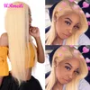 613 Blonde Full Lace Pruik Menselijk Haar 10A Grade Braziliaanse Remy Virgin Hair Lace Front Pruiken voor Black Women 360 Menselijk Haar Pruiken