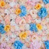 Décoratif Fleurs Couronnes Fleur Panneau Maison Universel Romantique Décor De Mariage Fond Soie Tissu À La Main DIY Artificielle Rose Hortensia