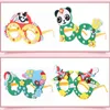 Lunettes de dessin animé EVA faites à la main pour enfants, jouets éducatifs pour enfants de la maternelle, artisanat d'art, vente en gros, 200 pièces