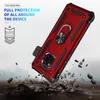 För OnePlus 7 Pro Protective Shock Fast Metal Ring Holster Belt Clip PC TPU Telefonväska