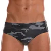 Men's Swimwear Briefs Solid Color Hot Springs Shorts Sexy Low-wiaist Sexy Profession Swimming Trunks Male Shorts Beach