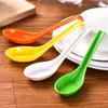 300pcs new cheap Colorful hook spoon melamine spoon Bowl Soup Honey Porridge Spoon tableware hot sale