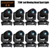Kortingsprijs 8 Pack 75 W LED Spot Moving Head Lights DMX512 Control usa Luminus LED Moving Head Gobo Prism Function Electronic Focus Zoom