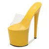 size 34 to 42 43 colorful ultra high heels paltfom shoes sexy nightclub party dance shoes 17cm 20cm tradingbear