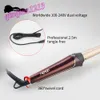 Cone Shape Hair Curling Irons Tourmaline Ceramic Professional Curly Wavy Curler Wand Roller Styling Verktyg för Salon Travel Individuell användning