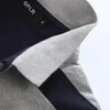 Bomull Solid Pikétröja Ny Sommar Kortärmad Striped Polo Homme Slim Fit Slå ner Krage Män Polo Shirt Plus Storlek Trend
