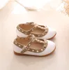 2020 lente zomer prinses schoenen platte sandalen kinderen lederen schoenen kinderen klinknagels leisure sneakers hot girls mode meisjes dansschoenen