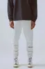 Calças masculinas designer high street para homens reflexivo sweatpants marca hip hop streetwear preto