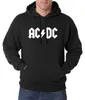 패션 밴드 바위 AC / DC 스웨트 남성 2016 가을 겨울 새로운 패션 AC DC HOODIE 남자 양털 느슨한 팬을위한 남자 운동복