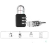 Il più recente lucchetto per bagagli con combinazione a 4 quadranti Lucchetto per PC di sicurezza con combinazione Codice Blocco serrature con password in metallo Nuovo