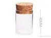 Glass bottles 10ml size 24*40mm Small Test Tube with Cork Stopper Spice Bottles Container Jars Vials DIY Craft 100pcs