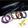 5M Car Styling Stickers and Decals Interior Mouldings Decoration 3D Thread Stickers Decoration Strips For Cars Auto Accessories