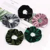 New Zipper Velvet Scrunchie Women Girls Elastic Hair Rubber Bands Accessories Tie Hair Rope Ring Holder Headwear Headdress