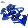 Carénages complets pour Kawasaki ZZR600 2005 2006 2008 ZZR 600 05 06 07 08 carénage de carénage d'injection de moto bleu foncé