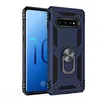 Hybrid Armor Phone Case Kickstand Shockproof Case Silicone Bumper Cover For Samsung S10 S10E S9 A6 A7 M60 M20 Metal Finger Ring Case