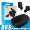 TWS Earuds Bluetooth Earpon A6s Mini Wireless Headset med laddningsbox Bluetooth 5.0 PK I11 I9S I18 I7S med detaljhandeln