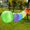 Lykta Solar Light LED Hanging Ball Nylon Lantern Fairy Lights For Garden Decoration Wedding With Battery