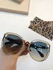 1059 Populaire Damesontwerper Roberto Donkerbruin Snake Print Goud Bruin Luxe Zonnebril UV-bescherming Ronde Groot Frame Komt met Case