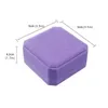 Velvet Jewelry Box For Rings Earring Necklace Set Display Square Packaging Rangement Bijoux Gift Boxes For Jewellery Wholesale